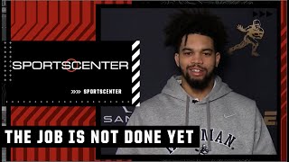Caleb Williams: Job is not done at USC! | SportsCenter screenshot 4