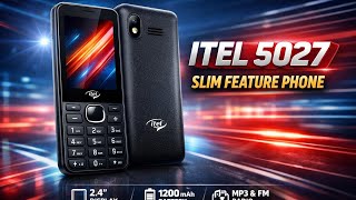 ITEL 5027 Slim feature phone Unboxing.