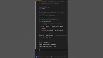 What makes numpy arrays so fast in Python? Boost Python #speed with #secret numpy Array #tips