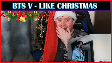 MERRY CHRISTMAS!  BTS V -  It’s Beginning To Look A Lot Like Christmas | Cover | REACTION