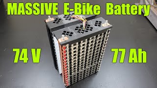 Electric Motorcycle Build  EBike  Gen II, Ep 3: 77 Ah Battery