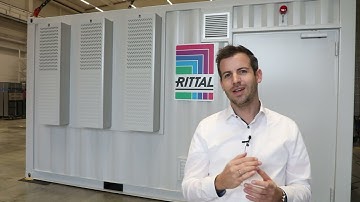 Data centre container with Blue e+ outdoor cooling technology – interview with Philipp Müller