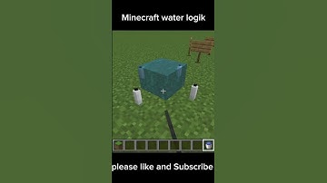 Minecraft water logik 🤔🤔|| #minecraft #gaming #trending #shortsfeed