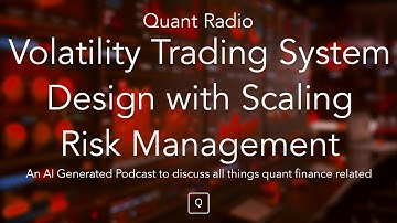 Quant Radio: Volatility Trading System Design with Scaling Risk Management