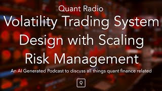 Famous Quant Radio: Volatility Trading System Design with Scaling Risk Management Net Worth