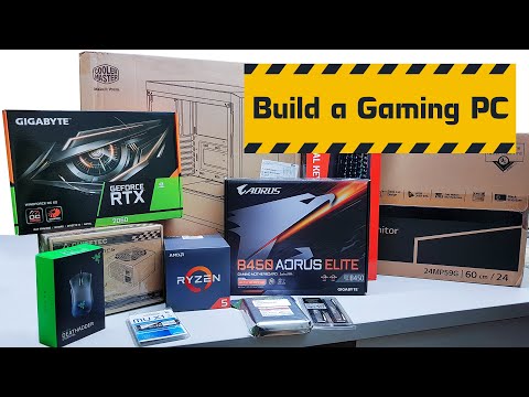 Build a Gaming PC (Ryzen 5 2600, nVidia RTX 2060) - YouTube
