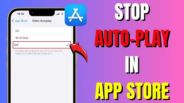 HOW TO DISABLE AUTO PLAY FOR VIDEOS IN THE APP STORE?
