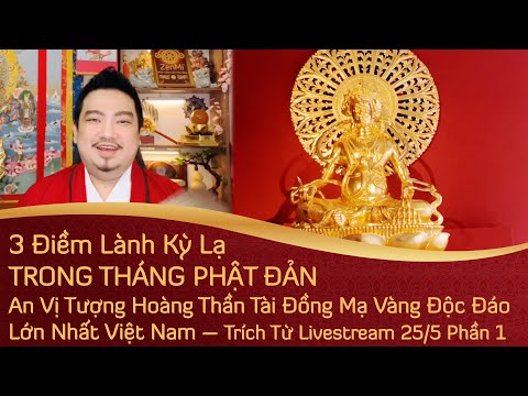 Video ☸️ 3 Điềm Lành Kỳ Lạ - An Vị Tôn Tượng HOÀNG THẦN TÀI... - youtube