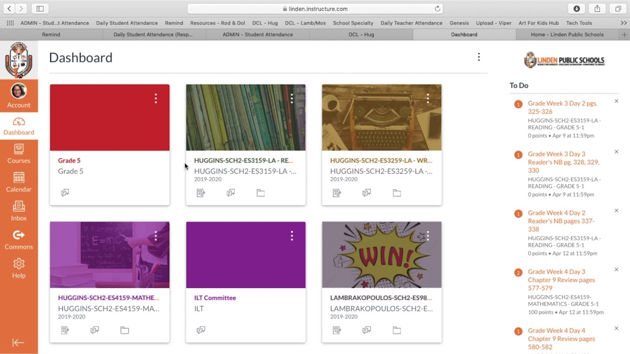 Uploading Assignments onto Canvas with Mrs. Huggins YouTube