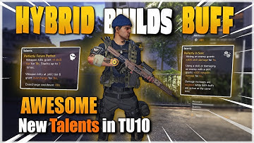 The Division 2 | *MUST* HAVE TALENTS FOR HYBRID BUILDS IN TITLE UPDATE 10 | TU10 PTS