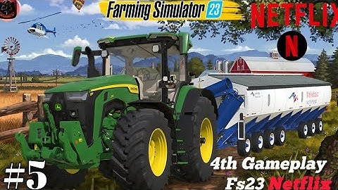 farming simulator 23 netflix android gameplay walkthrough part5fs23 gameplay #gaming #farming #viral