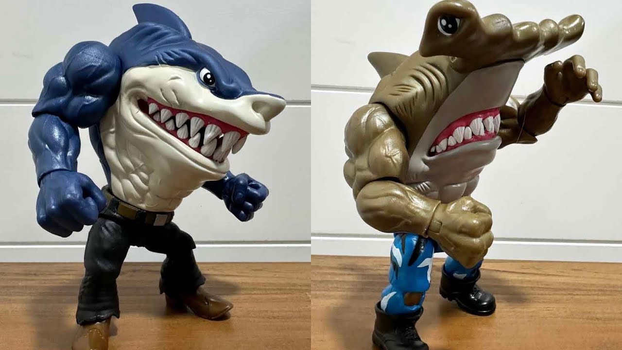 【新品未開封】 Street Sharks JAB Amazon.com: Mattel Street Sharks Action Figure with Bite