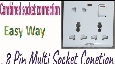 8 pin socket Connect / Easy to  Connect Combined Bord / How to Connect Combined bord (Daraz)