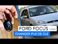 Ford Focus - Comment changer la pile de clé télécommande