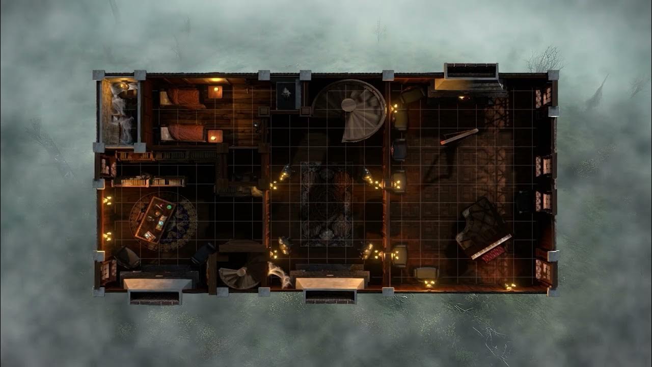 d-d-death-house-second-floor-animated-battle-maps-youtube