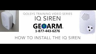 Qolsys IQ Panel: DIY How to Install the QS-QZ2300-840 Siren