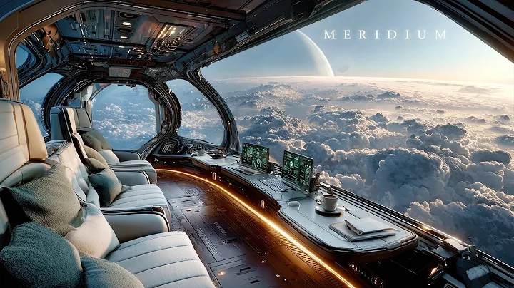 Meridium: Relaxing Sci Fi Ambient Music 🎧💫 for a Stress-Free Planetary Arrival (3Hz Binaural Beats)