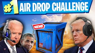 Presidents Tries The New AIR DROP ONLY Challenge