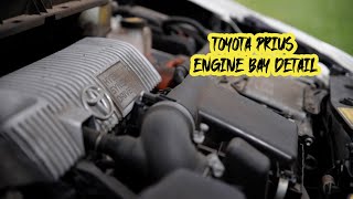 Deep Cleaning the Engine Bay of a Toyota Prius  ASMR