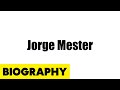 Capture de la vidéo Jorge Mester Biography