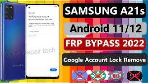 Samsung A21s Frp Bypass Google Account Gmail Account Lock Without PC 2022 Final Solution ANDROID 11
