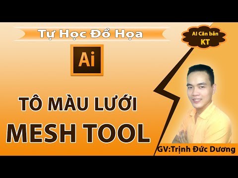 Mesh Tool Illustrator - Hướng dẫn sử dụng mesh trong AI  | Tự Học Đồ Hoạ