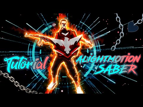 Alightmotion New Flame Saber Tutorial || How To Make Saber Effect Using Alightmotion || Presets ⬇️