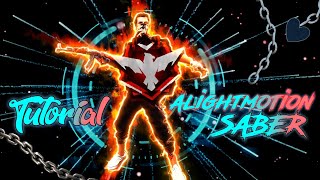 Alightmotion New Flame Saber Tutorial || How To Make Saber Effect Using Alightmotion || Presets ⬇️