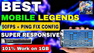 Config MOBILE LEGENDS Stable Ping, 60FPS Lag Fix | Mobile Legends New Update 2023