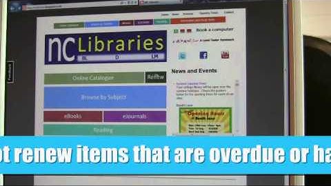 Library induction video