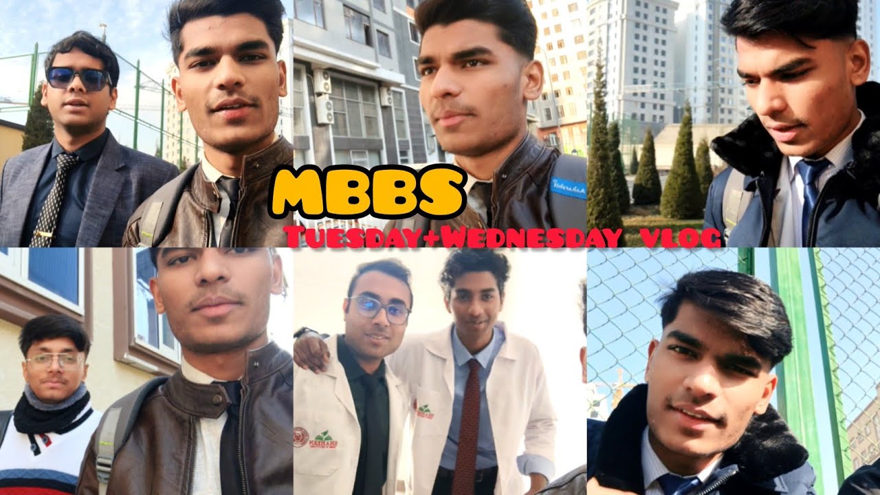 💙MBBS Life in Tajikistan | Tuesday & Wednesday Vlog | MSIT University 🇹🇯📚
