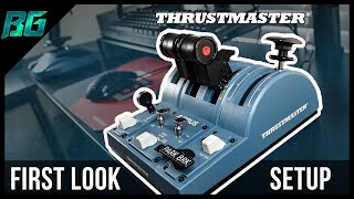 Thrustmaster TCA Throttle Quadrant ADD-ON | FIRST LOOK + SETUP | MSFS