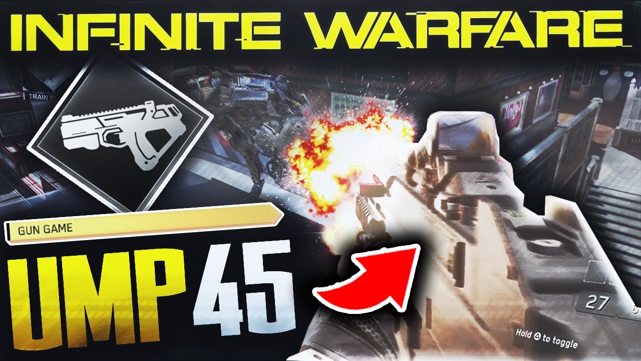 INFINITE WARFARE GUN GAME!! IW UMP-45 CLASSIC WEAPON GUN GAME ...