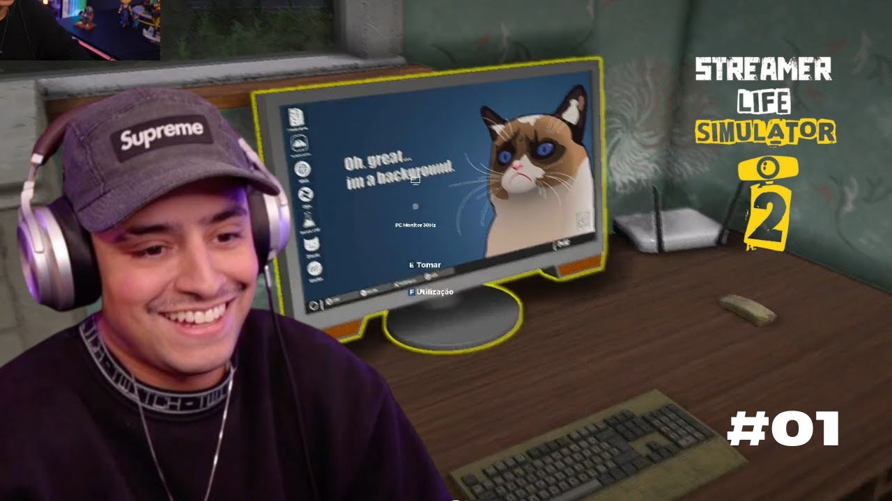 LOUD CORINGA JOGANDO STREAMER LIFE SIMULATOR - Parte #01 - YouTube