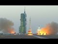 China lanzó con éxito la nave espacial tripulada Shenzhou-11