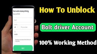 Information How to UNBLOCK Your Bolt Driver Account News