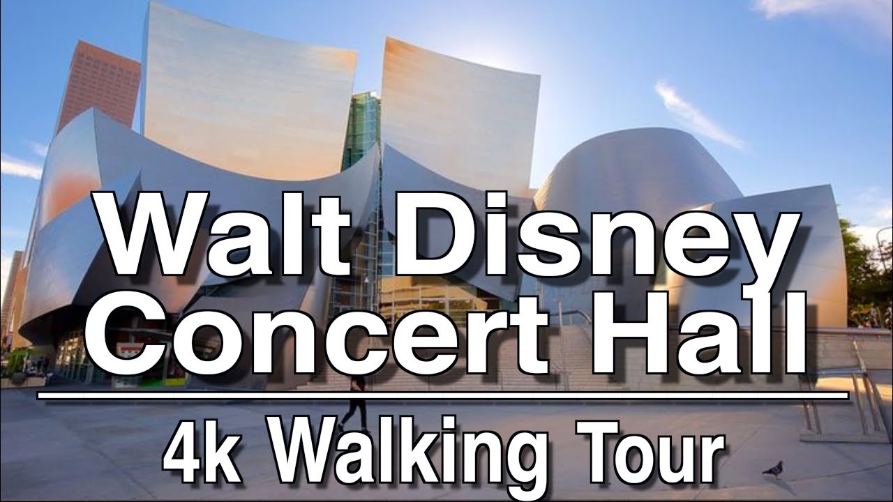 ⁣Walt Disney Concert Hall Downtown Los Angeles Walking Tour | 4k Dji Osmo | Ambient Music