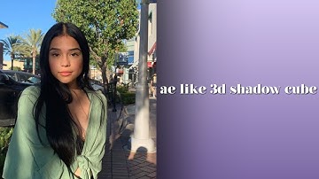 ae like 3d shadow cube (videostar)