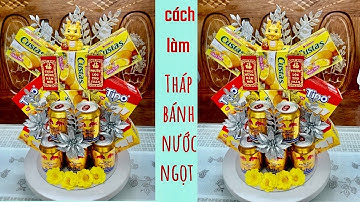Cách làm tháp bánh nước ngọt Tết 2024-ý tưởng su su