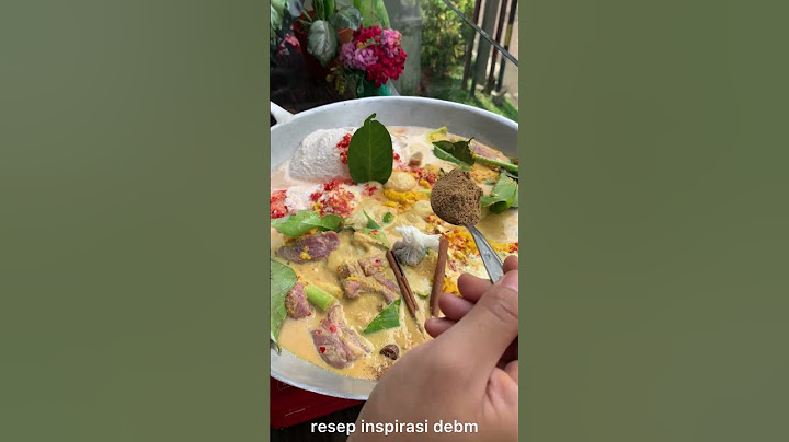Bikin rendang khas padang #rm