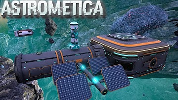 My New Space Base & Asteroid Mining Colony! ASTROMETICA (ep2)