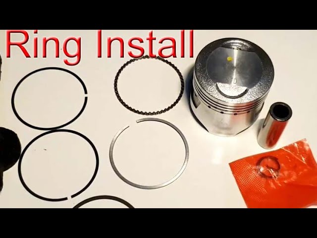 how to install ring Piston Honda CD70cc |PISTON RING INSTALLATION#Ringpiston#Company setting ring class=