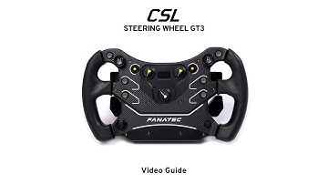 CSL Steering Wheel GT3 Video Guide