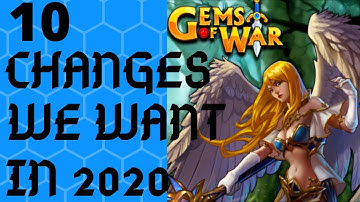 10 CHANGES we want made to GEMS OF WAR in 2020 | IDEAS for Fixes Overhauls Additions & changes