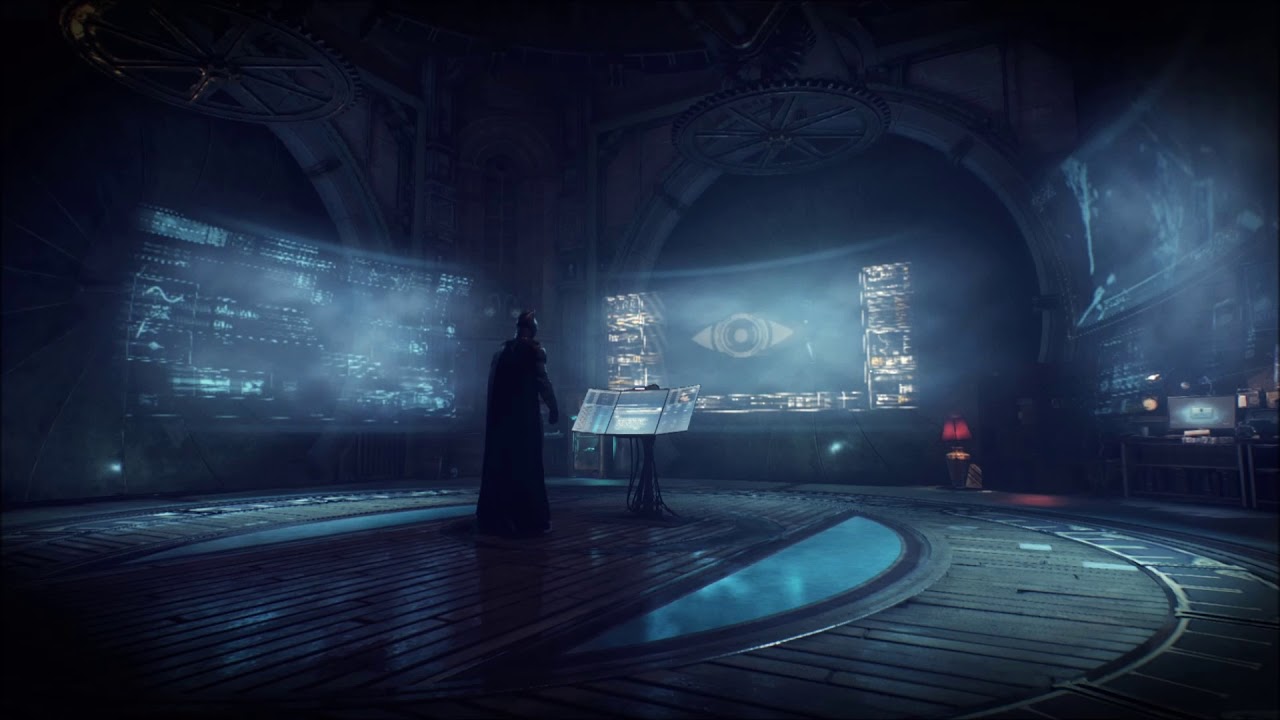 Batman Arkham Knight Oracle s Clock Tower Ambiance computers White batman-arkham-knight-oracle-s-clock-tower-ambiance-computers-white