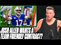 Josh Allen Wants To Restructure Contract To Keep Team Competitive?!