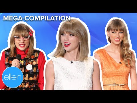Every time taylor swift appeared on the ellen show in order (part 2) (mega-compilation)