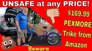 Review $169.99 Adult Trike from Amazon.com - Pexmore Trike