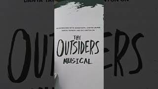 The book I read this year on the first day of school~ The outsiders by S.E Hinton!