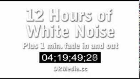 12 Hours of White Noise (Static) in Stereo. Favorite it for the future. Studying Sleep Tinnitus